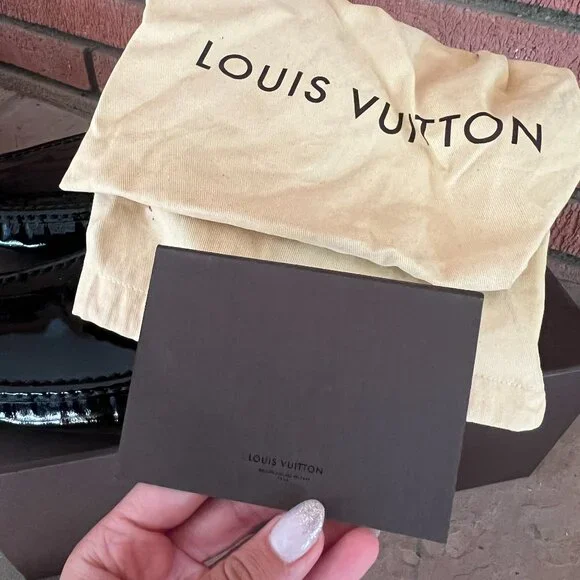 Louis Vuitton Black Mens Dress Shoes